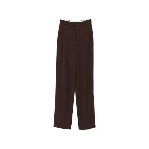 Elisabetta Franchi Brown Trousers - Tailored Trousers Women